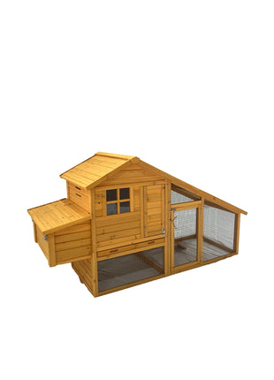 Premium Kippenhok Woods met ren – afbeelding 2