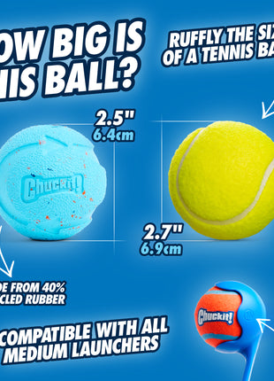 Chuckit! Rebounce Fetch Ball M (2-pack)