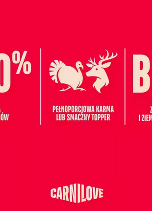 Carnilove Dog Turkey & Venison - indyk i dziczyzna saszetka 300g
