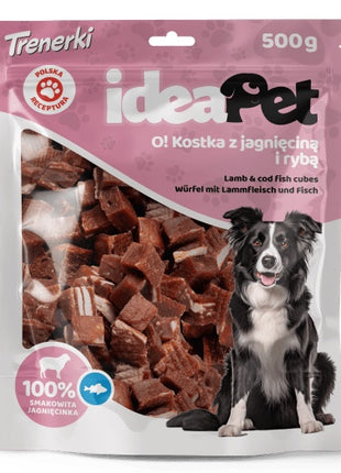 IdeaPet Kostka z jagnięciną i rybą 500g