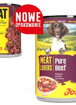 Josera Pies Meat Lovers Pure Wołowina puszka 400g