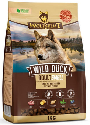 Wolfsblut Dog Wild Duck Adult Small - kaczka i bataty 1kg