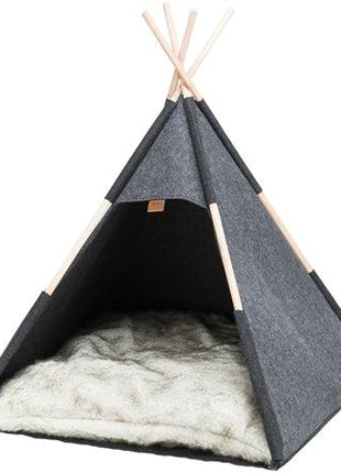 Trixie Schuilplaats Tipi Vilt Antraciet