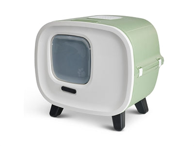 Savic Cat Litter Box Mira Botanical Green