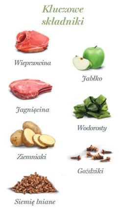Amanova Dog Adult Luscious Lamb & Pork - jagnięcina i wieprzowina saszetka 300g [P05]