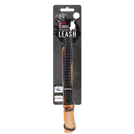 AFP Off Street - Dog Leash Mandarijn