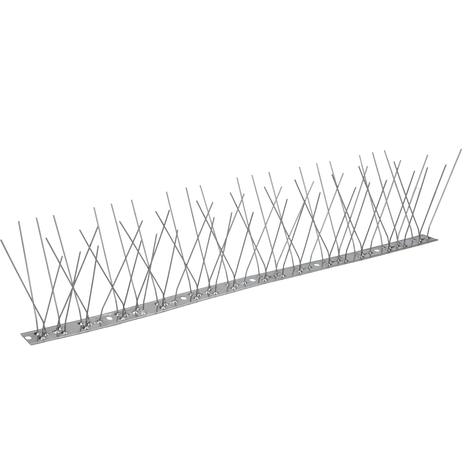 Duivenpinnen 50 cm RVS304
