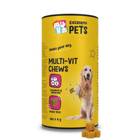 Excellent Pets Multi-Vit Soft Chews 120 Treats