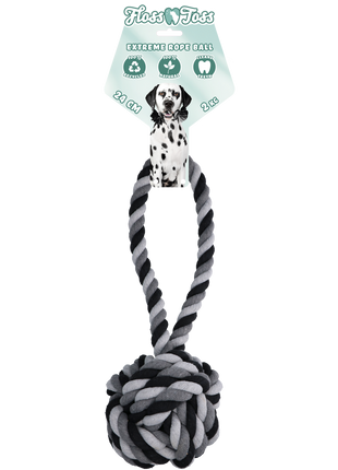 Floss Toss Dental Rope Exteme Tug and Ball - 60 cm