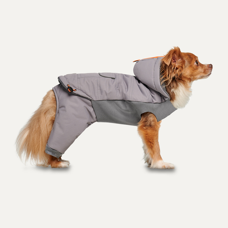 Goo-eez Hooded Full Body Snowsuit Grijs