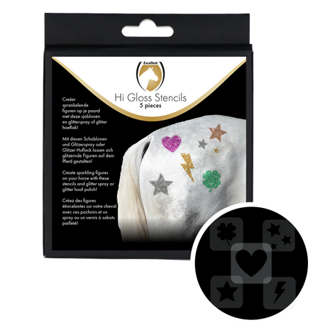 Excellent Horse Hi Gloss Stencils 5 stuks