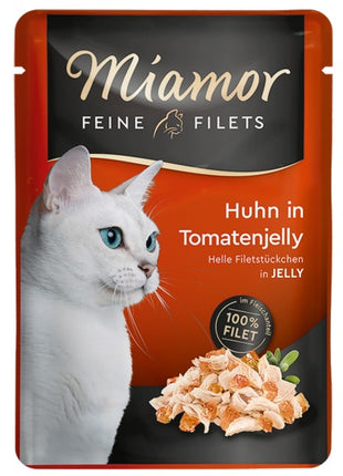 Miamor Feine Filets Kurczak & Galaretka pomidorowa saszetka 100g