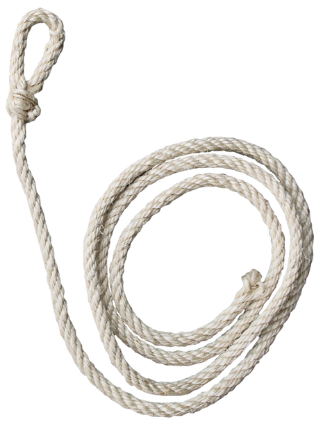 Koetouw wit sisal standaard 240 cm