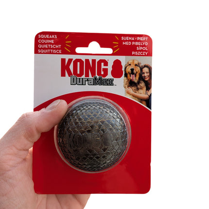 Kong Duramax Bal - Extreem stevige hondenbal met pieper