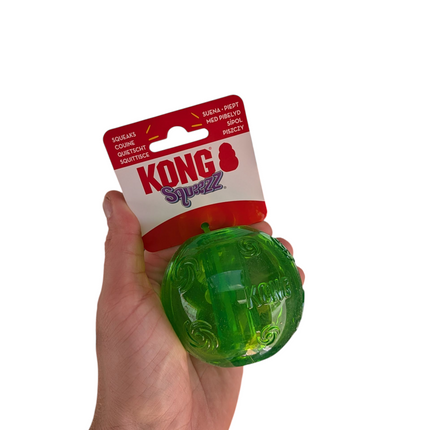 Kong Squeezz Ball – Duurzaam en Interactief Hondenspeelgoed
