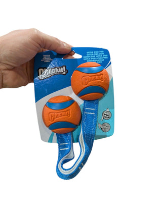 Chuckit Ultra Duo Tug – Duurzaam Trekspeelgoed met Ballen