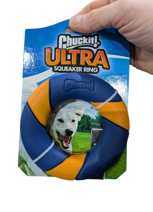 Chuckit Ultra Squeaker Ring - Urenlang actief speelplezier