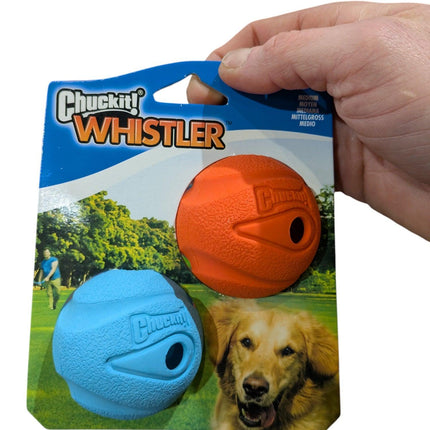 Chuckit Hondenspeelgoed The Whistler – Bal met fluitend geluid