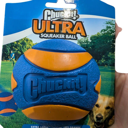 Chuckit Ultra Squeaker Bal - Bijna onverwoestbare bal met pieper - Diverse maten