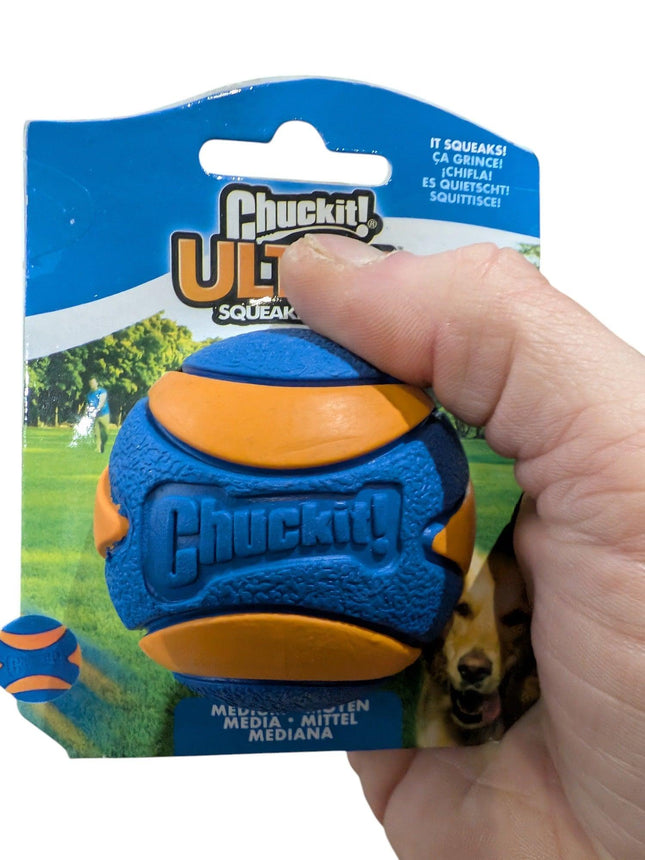 Chuckit Ultra Squeaker Bal - Bijna onverwoestbare bal met pieper - Diverse maten