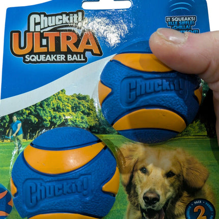Chuckit Ultra Squeaker Bal - Bijna onverwoestbare bal met pieper - Diverse maten