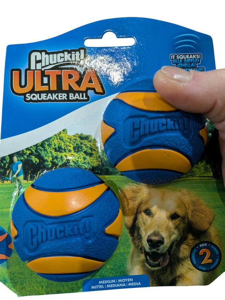Chuckit Ultra Squeaker Bal - Bijna onverwoestbare bal met pieper - Diverse maten