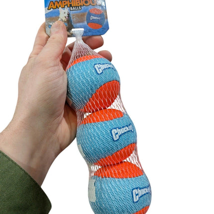 Chuckit Amphibious Bal - Set van 3 speelballen voor honden