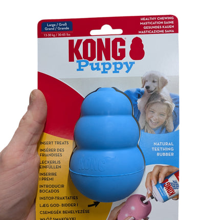 Kong Puppy Roze Of Blauw Assorti - Snackspeelgoed voor puppy's