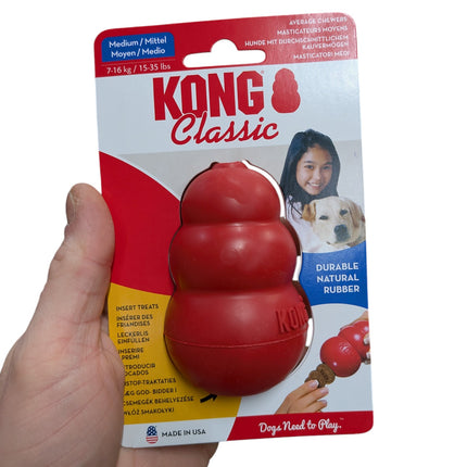 Kong Classic Rood – Het originele en meest geliefde hondenspeeltje