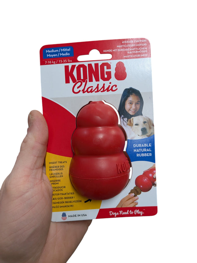 Kong Classic Rood – Het originele en meest geliefde hondenspeeltje