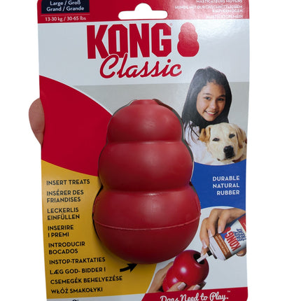Kong Classic Rood – Het originele en meest geliefde hondenspeeltje