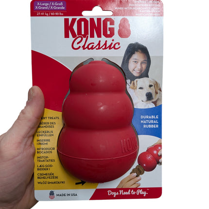 Kong Classic Rood – Het originele en meest geliefde hondenspeeltje
