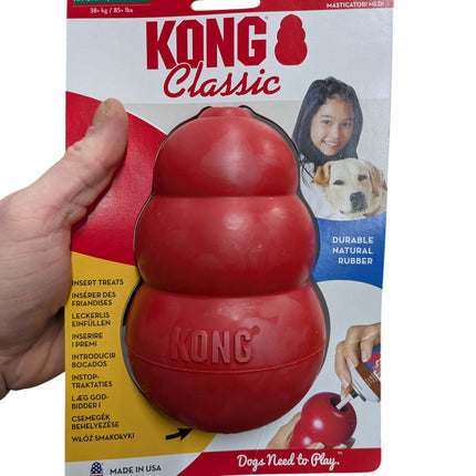 Kong Classic Rood – Het originele en meest geliefde hondenspeeltje