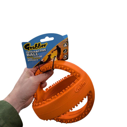 Happy Pet Grubber Interactive Voetbal – Onvoorspelbaar Apporteerplezier