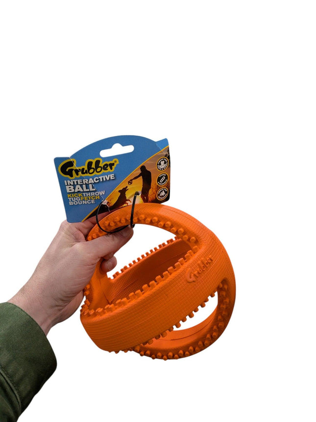 Happy Pet Grubber Interactive Voetbal – Onvoorspelbaar Apporteerplezier