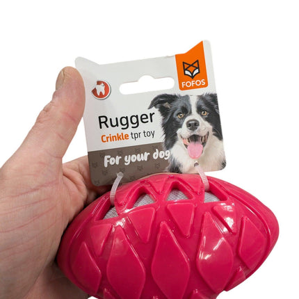 Fofos Crunch Rugbybal – Flexibel en ritselend speelplezier