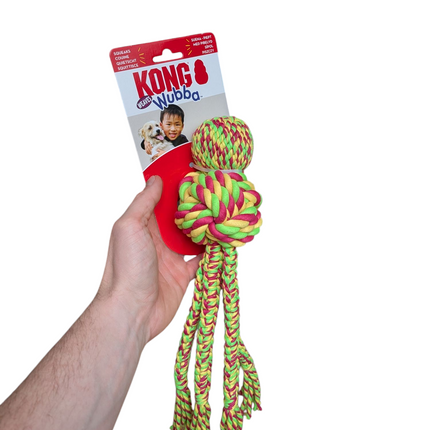 Kong Wubba Weaves Touw - Voor apporteren, kauwen en trekken