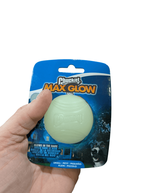 Chuckit Max Glow Bal Glow In The Dark - Lichtgevende bijna onverwoestbaar balletje - verschillende maten