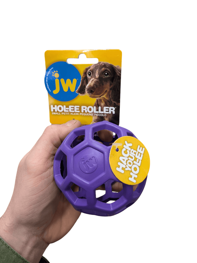 JW Hol-Ee Roller - Hondenspeelgoed voor binnen - Verschillende maten beschikbaar