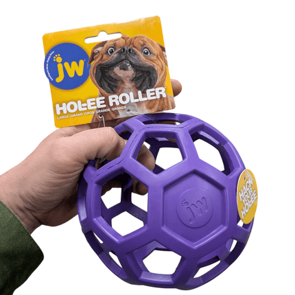 JW Hol-Ee Roller - Hondenspeelgoed voor binnen - Verschillende maten beschikbaar