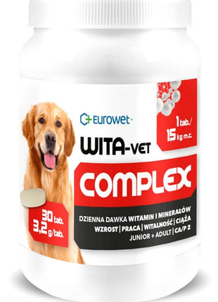 Wita-Vet Complex CA/P=2  3,2g 30tabl. - preparat witaminowy dla ciężarnych suk i szczeniąt
