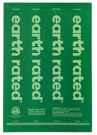 Earth Rated Woreczki ekologiczne do zbierania odchodów 21x15szt lawendowe