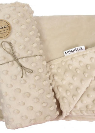 MIMIKO Pets Kocyk Minky-Dot 100x75cm beżowy